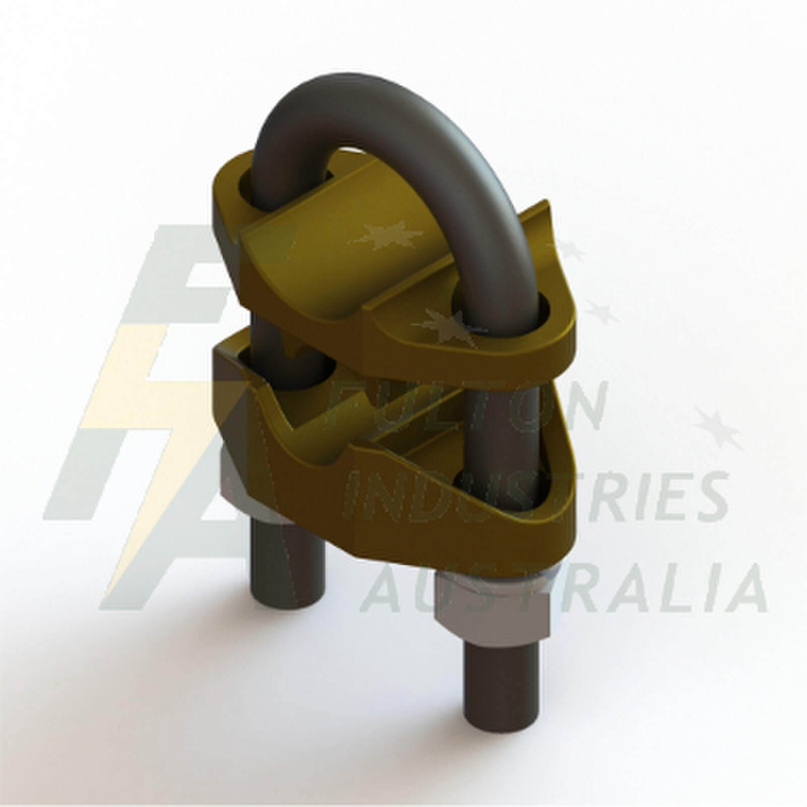 Earth rod clamp for 25mm earth stakes